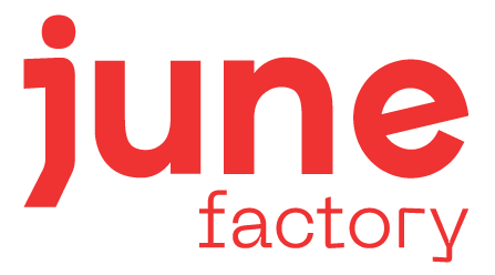 logotipo de la empresa June