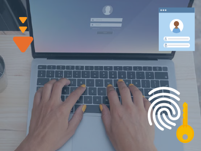 Phosphorea: personne en costume tenant en main des icônes de cloud , base de données serveur...
